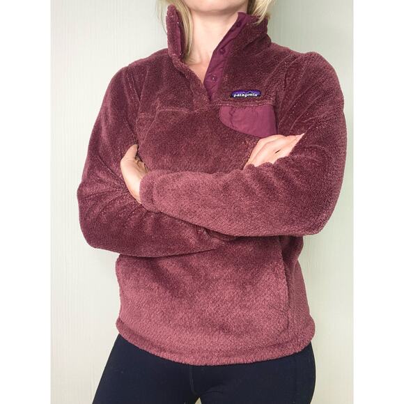 PATAGONIA Synchilla Fleece Pullover Maroon US XSMALL - Picture 6 of 16